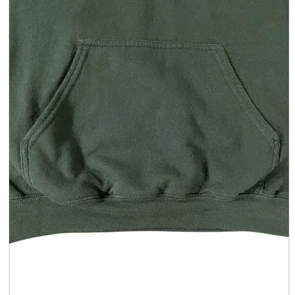 Gildan Men Green Jacket Only God Can Judge Me Size Medium - Picture 9 of 10